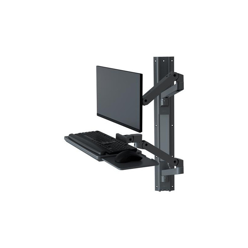 Ergotron LX Pro Series 45-696-293 Supporti a parete per TV 86,4 cm (34") Grigio scuro