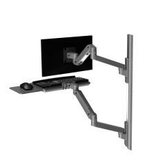 Ergotron LX Pro Series 45-696-293 Supporti a parete per TV 86,4 cm (34") Grigio scuro