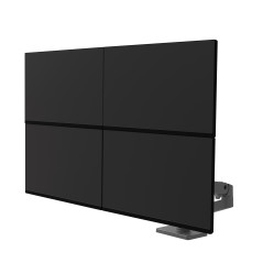 Ergotron LX Pro Series 45-690-293 Supporti a parete per TV 68,6 cm (27") Scrivania Grigio scuro