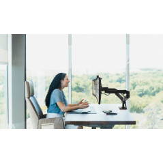 Ergotron LX Pro Series 45-686-292 Supporti a parete per TV 68,6 cm (27") Scrivania Nero