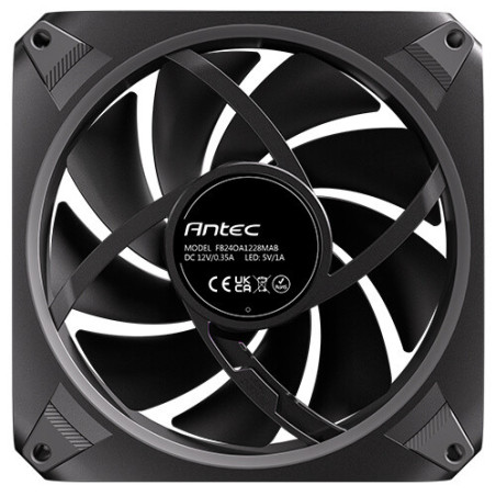 Antec Orbit 120 ARGB FAN Case per computer Ventilatore 12 cm Nero
