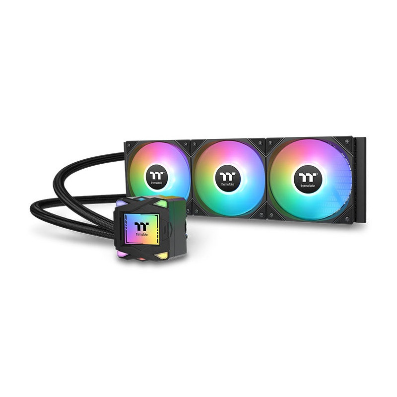 Thermaltake LA360 ARGB Scheda madre Kit di raffreddamento a liquido 12 cm Nero 1 pz