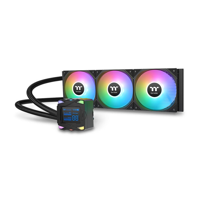 Thermaltake LA360-S ARGB Scheda madre Kit di raffreddamento a liquido 12 cm Nero 1 pz