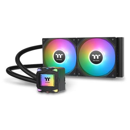 Thermaltake LA240 ARGB Scheda madre Kit di raffreddamento a liquido 12 cm Nero 1 pz