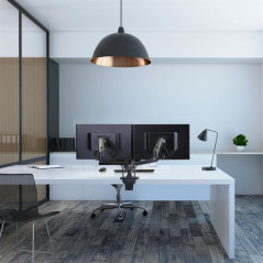 Ergotron LX Series 45-245-224 Supporti a parete per TV 68,6 cm (27") Scrivania Nero