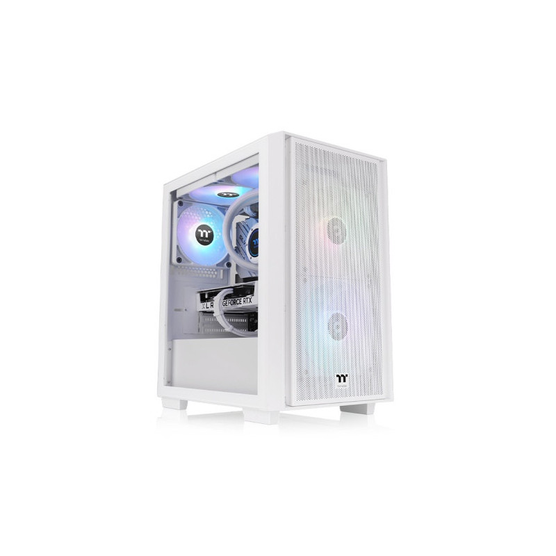 Thermaltake Versa H16 TG ARGB Micro Tower Bianco