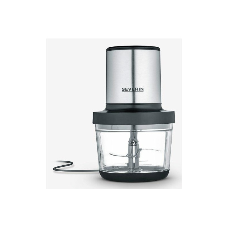 Severin KM 3867 tritaverdure elettrico 1 L 400 W Nero, Argento, Trasparente