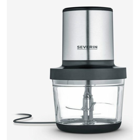 Severin KM 3867 tritaverdure elettrico 1 L 400 W Nero, Argento, Trasparente