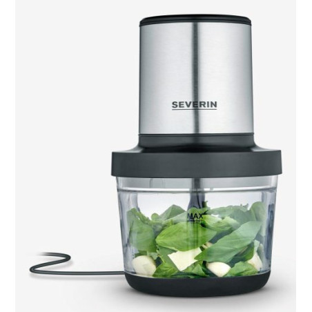 Severin KM 3867 tritaverdure elettrico 1 L 400 W Nero, Argento, Trasparente