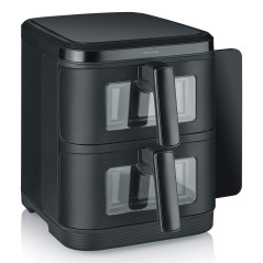 Severin FR 2468 Doppia 11 L Indipendente 2800 W Friggitrice ad aria calda Nero