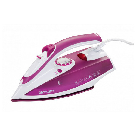 Severin BA3243 Ferro da stiro a secco e a vapore 2400 W Rosso, Bianco