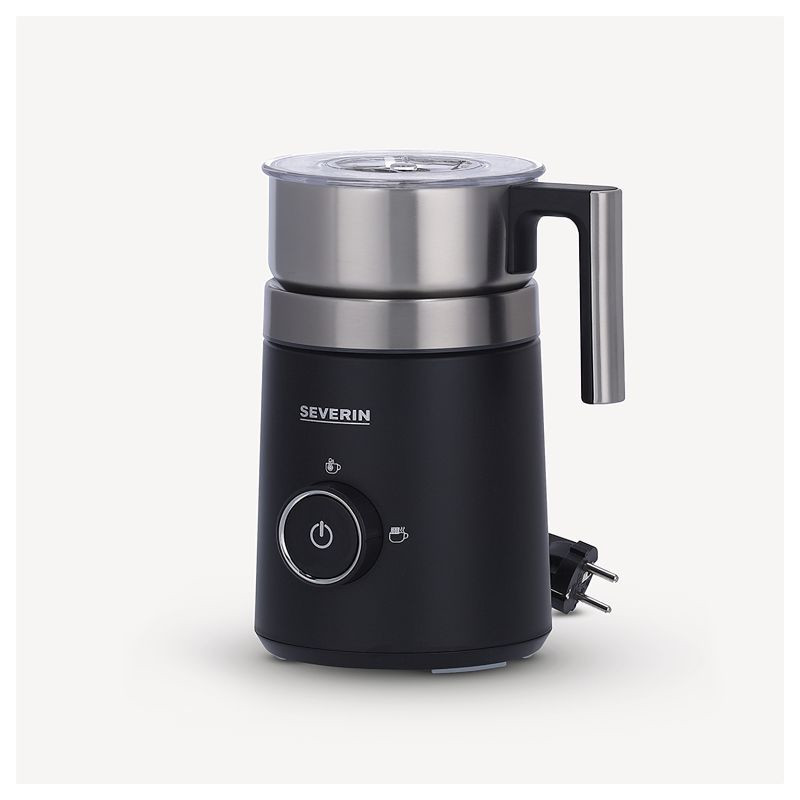 Severin SM 3585 montalatte e scaldalatte Nero, Argento