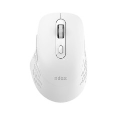 Nilox RATON DUAL WIRELESS 1600 DPI BLANCO mouse Ufficio Bluetooth + USB Type-A Ottico