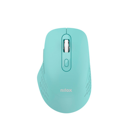 Nilox RATON DUAL WIRELESS 1600 DPI VERDE mouse Ufficio Bluetooth + USB Type-A Ottico