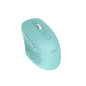 Nilox RATON DUAL WIRELESS 1600 DPI VERDE mouse Ufficio Bluetooth + USB Type-A Ottico