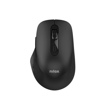Nilox RATON DUAL WIRELESS 1600 DPI NEGRO mouse Ufficio Bluetooth + USB Type-A Ottico