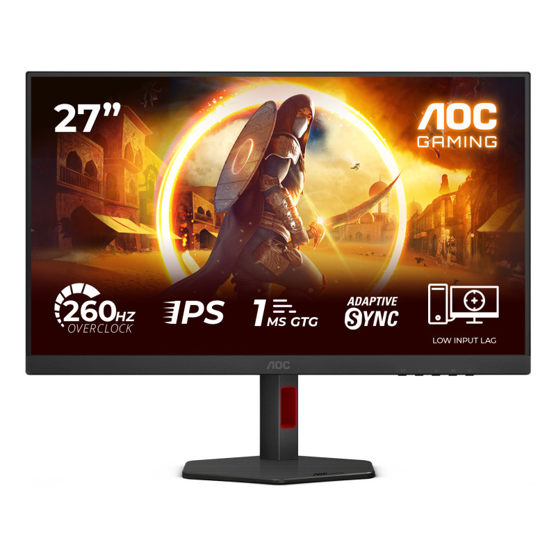 AOC G4 27G4ZR Monitor PC 68,6 cm (27") 1920 x 1080 Pixel Full HD LED Nero, Rosso
