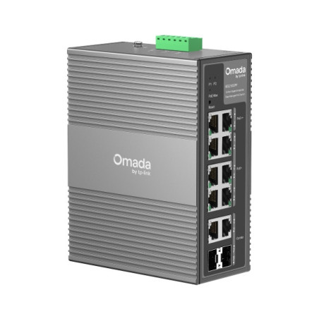 TP-Link Omada IES210GPP switch di rete Gestito Gigabit Ethernet (10 100 1000) Supporto Power over Ethernet (PoE) DIN rail Grigio