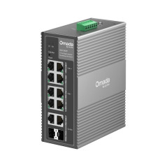 TP-Link Omada IES210GPP switch di rete Gestito Gigabit Ethernet (10 100 1000) Supporto Power over Ethernet (PoE) DIN rail Grigio