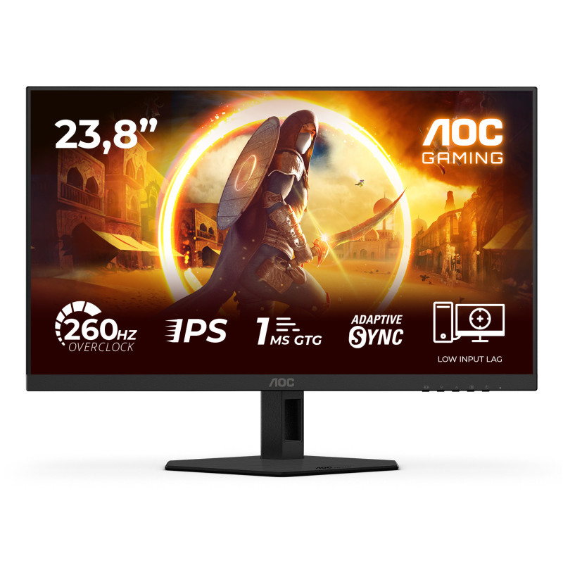 AOC G4 24G4ZRE Monitor PC 60,5 cm (23.8") 1920 x 1080 Pixel Full HD LED Nero, Rosso