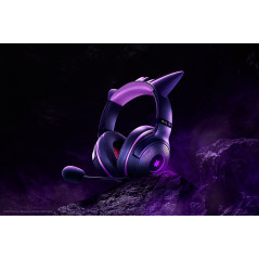 Razer Kraken Kitty V2 - Pokemon Gengar Ed. Auricolare Cablato A Padiglione Gaming USB tipo A Rosa