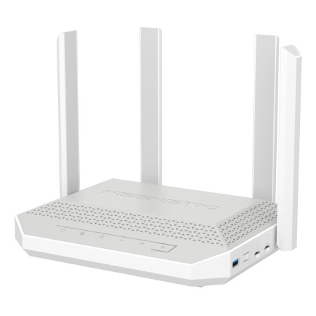 Keenetic Hero 4G+ (KN-2312) router wireless Gigabit Ethernet Dual-band (2.4 GHz 5 GHz) Grigio, Bianco