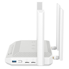 Keenetic Hero 4G+ (KN-2312) router wireless Gigabit Ethernet Dual-band (2.4 GHz 5 GHz) Grigio, Bianco
