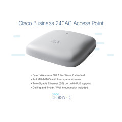 Cisco CBW240AC 1733 Mbit s Grigio Supporto Power over Ethernet (PoE)