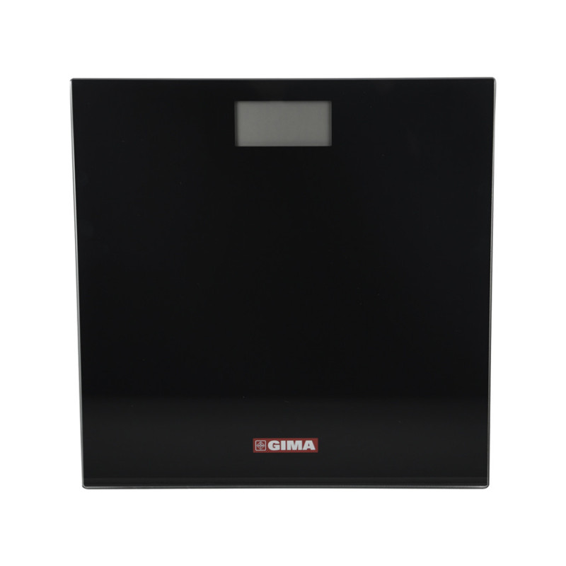 GIMA 27248 bilance pesapersone Quadrato Nero Bilancia pesapersone elettronica