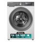Hisense WD3S9043BW7 lavasciuga Libera installazione Caricamento frontale Bianco