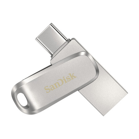 SanDisk Ultra Dual Drive Luxe unità flash USB 256 GB USB Type-A   USB Type-C 3.2 Gen 1 (3.1 Gen 1) Acciaio inox