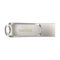SanDisk Ultra Dual Drive Luxe unità flash USB 256 GB USB Type-A   USB Type-C 3.2 Gen 1 (3.1 Gen 1) Acciaio inox