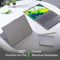 Acer Aspire 14 AI Intel Core Ultra 7 256V Computer portatile 35.6 cm (14") OLED 16 GB LPDDR5x-SDRAM 512 GB SSD Wi-Fi 6E