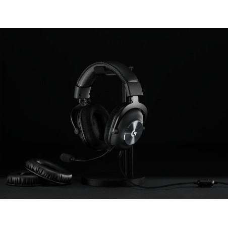 Logitech G PRO X cuffia gaming cablata con microfono 7.1 Surround + Stand