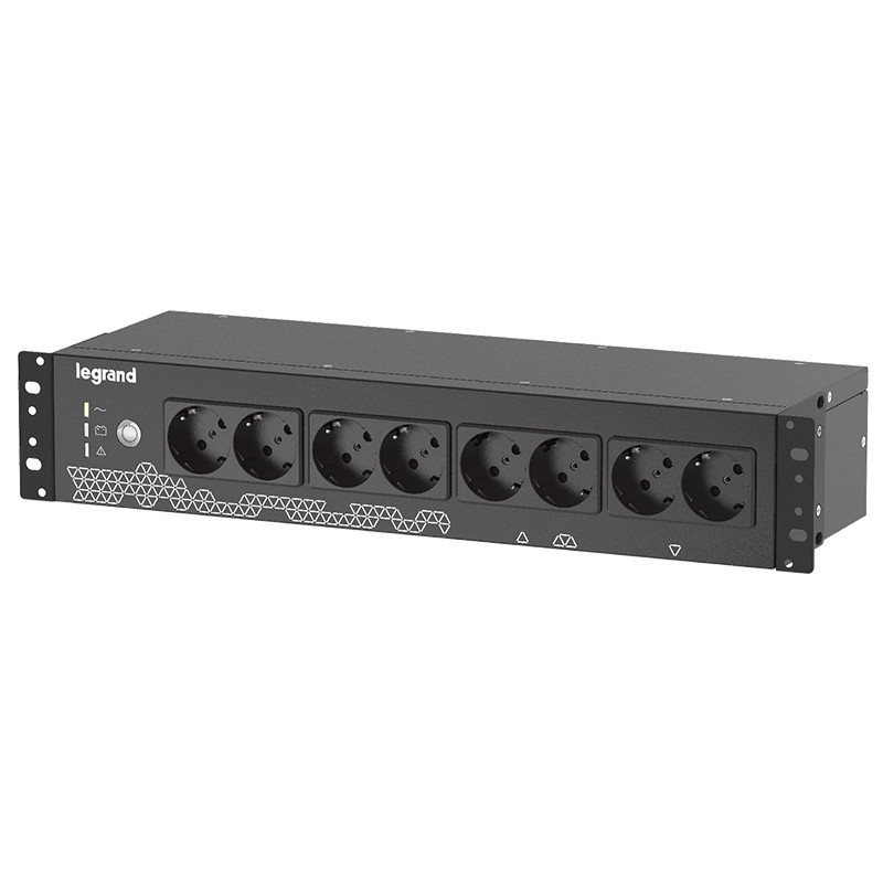 Legrand Keor ASI PDU 800VA FR/GR/IT INPUT 8 GR/IT OUTPUT BLACK gruppo di continuità (UPS) Standby (Offline) 0,8 kVA 480 W 8