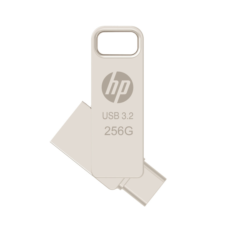 HP HPFD206C-256 unità flash USB 256 GB USB Type-A / USB Type-C 3.2 Gen 2 (3.1 Gen 2) Argento