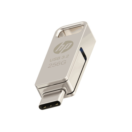 HP HPFD206C-256 unità flash USB 256 GB USB Type-A / USB Type-C 3.2 Gen 2 (3.1 Gen 2) Argento