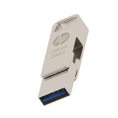 HP HPFD206C-256 unità flash USB 256 GB USB Type-A   USB Type-C 3.2 Gen 2 (3.1 Gen 2) Argento