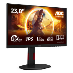AOC G4 24G4ZR Monitor PC 60,5 cm (23.8") 1920 x 1080 Pixel Full HD LED Nero, Rosso