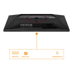 AOC G4 24G4ZR Monitor PC 60,5 cm (23.8") 1920 x 1080 Pixel Full HD LED Nero, Rosso