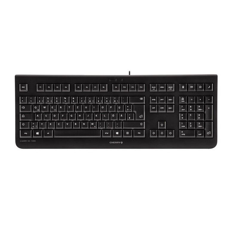 CHERRY KC 1000 tastiera Ufficio USB QWERTY Spagnolo Nero