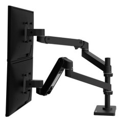 Ergotron LX Pro Series 45-690-292 Supporti a parete per TV 68,6 cm (27") Scrivania Nero