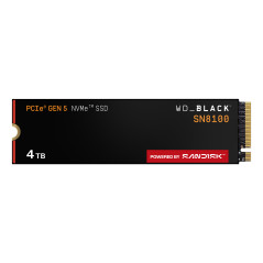 SanDisk Black WD_BLACK SN8100 NVMe 4 TB M.2 PCI Express 5.0 TLC 3D NAND