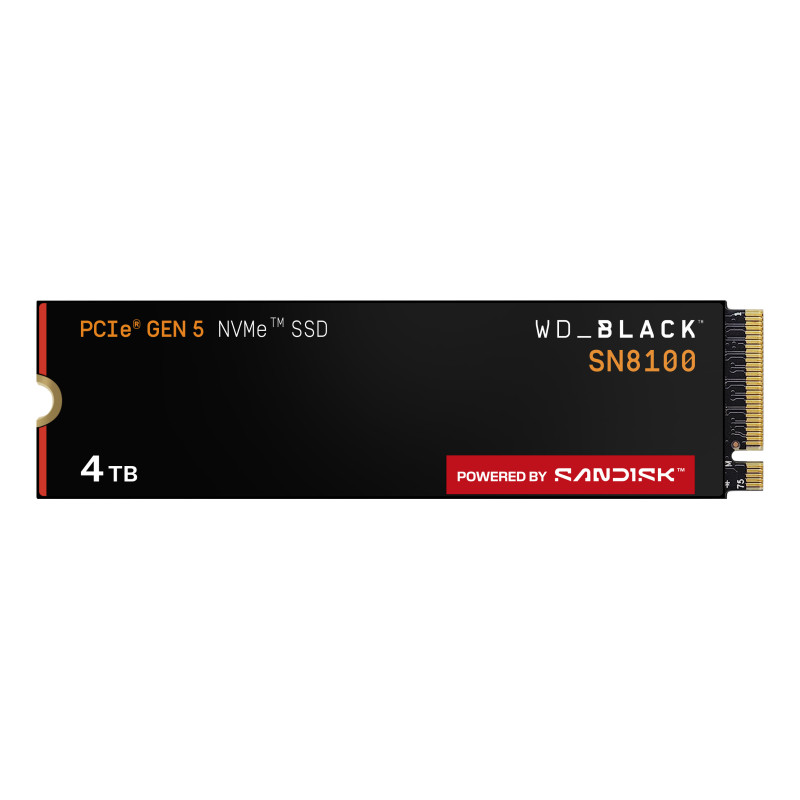 SanDisk Black WD_BLACK SN8100 NVMe 4 TB M.2 PCI Express 5.0 TLC 3D NAND