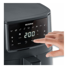 Severin FR 2461 Singolo 4 L Indipendente 1300 W Friggitrice ad aria calda Nero