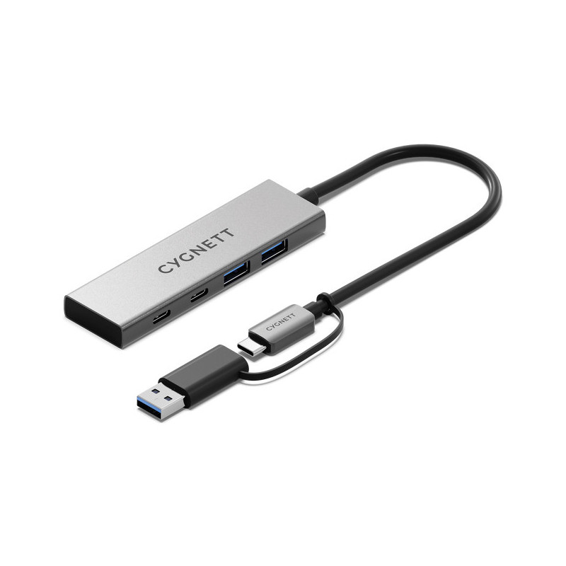Cygnett CY5389CYHUB hub di interfaccia Grigio