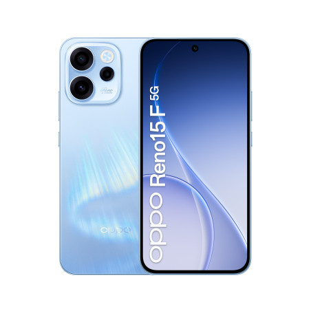 OPPO Reno15 F 5G AI Smartphone, Tripla fotocamera 50+8+2MP, Selfie 50MP, Display 6.57” 120HZ AMOLED FHD+, 6500mAh, RAM