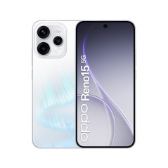 OPPO Reno15 5G AI Smartphone, Tripla fotocamera 50+50+8MP, Selfie 50MP, Display 6.59” 120HZ AMOLED FHD+, 6500mAh, RAM