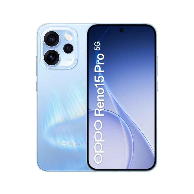OPPO Reno15 Pro 5G AI Smartphone, Tripla fotocamera 200+50+50MP, Selfie 50MP, Display 6.32” 120HZ AMOLED FHD+, - 6932169387699