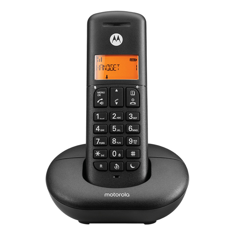 Motorola E201 Telefono DECT Identificatore di chiamata Nero